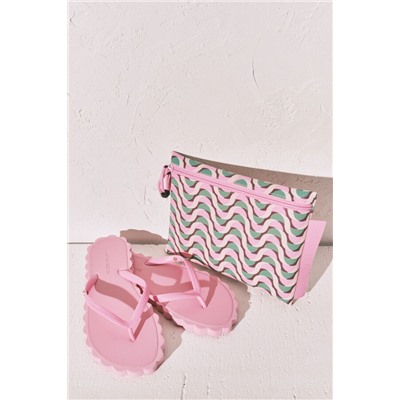 Bolsa bañador- bikini impermeable estampado geométrico