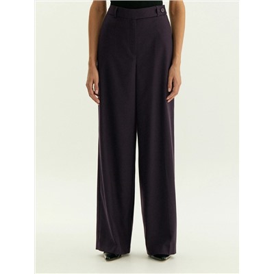 Брюки широкого кроя, D283/violet