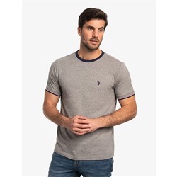 SIGNATURE STRIPE TRIM RINGER T-SHIRT