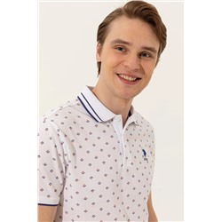 Erkek Mavi Polo Yaka Tişört