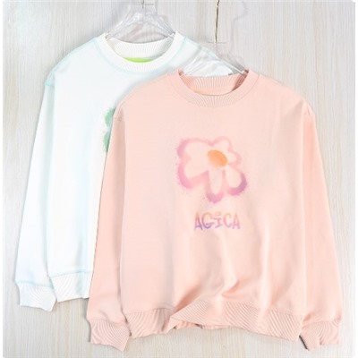 Женская повседневная толстовка с круглым вырезом