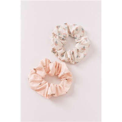 Pack 2 scrunchies estampados variados