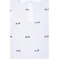 Erkek Beyaz Polo Yaka Tişört