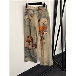 Женские оригинальные джинсовые брюки в стиле ретро   Acn*e Studio*s