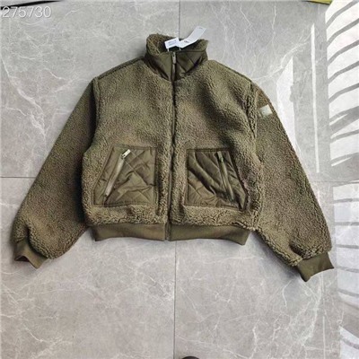 Женская курта бомбер из шерпы АЛ*О