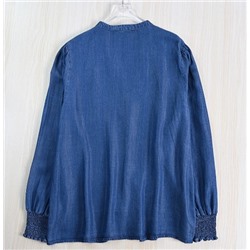 Женская джинсовая рубашка