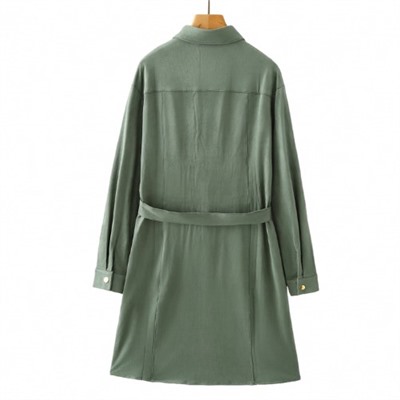 Универсальное повседневное платье-рубашка