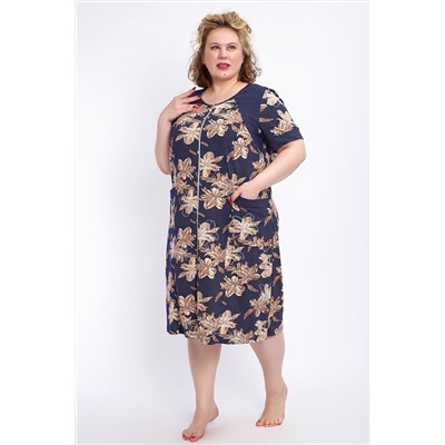 Халат 004 домашний на молнии