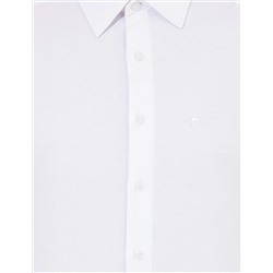 Beyaz Slim Fit Uzun Kollu Gömlek