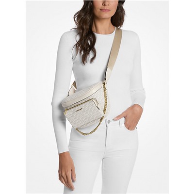 Michael Kors Outlet Slater Medium Signature Logo Sling Pack