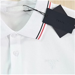 Мужская хлопковая футболка-поло ПРАД*А