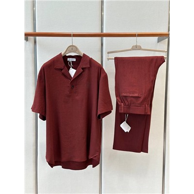 Мужские льняные брюки из комплекта   (5 цветов ) брунелл*о кучинелл*и