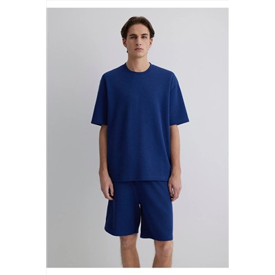 Mavi Basic Tişört Loose Fit / Bol Rahat Kesim 0612655-70722