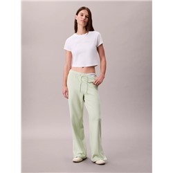 French Terry Wide Leg Sweatpants