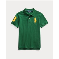 BOYS 8-20 Slim Fit Cotton Mesh Polo