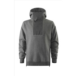 OUT HOODIE NEP DARK GREY