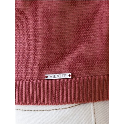 Кардиган c коротким рукавом вязаный из хлопка с акрилом