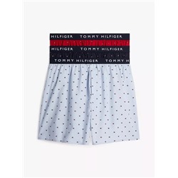 Tommy Logo Woven Boxer 3-Pack