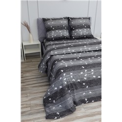 Простыня на резинке поплин Бабочки-компаньон