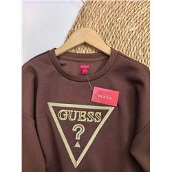 Женский свитшот с вышивкой логотипа бренда ❤️ ГЕС*С