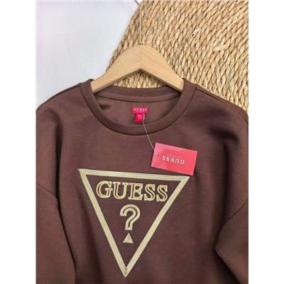 Женский свитшот с вышивкой логотипа бренда ❤️ ГЕС*С