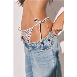 Braga bikini basileña estampado geométrico