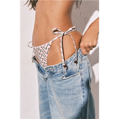 Braga bikini basileña estampado geométrico