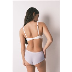 Pack 2 bragas bóxer algodón lila, verde