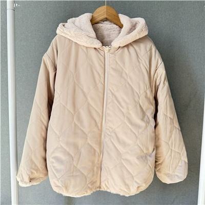 Детская двусторонняя куртка с капюшоном, экспорт в Японию