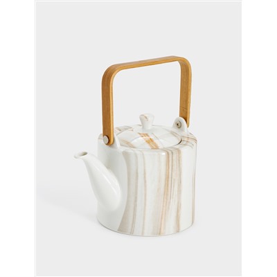 Чайник заварочный, 0,8 л, фарфор P, The Royal Marble