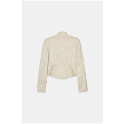 CHAQUETA CORTA JACQUARD ZW COLLECTION LIMITED EDITION