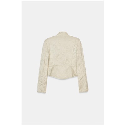 CHAQUETA CORTA JACQUARD ZW COLLECTION LIMITED EDITION