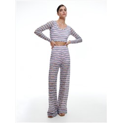 Hose aus Jersey mit Lochmuster