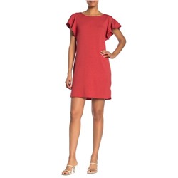 Max Studio Flutter Sleeve Knit Dress