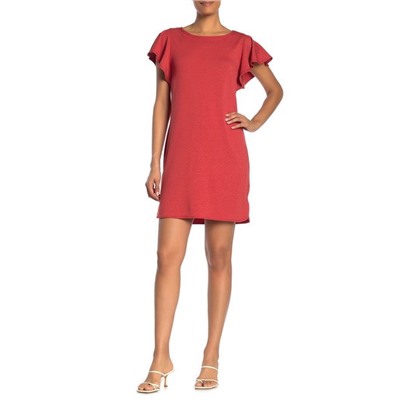 Max Studio Flutter Sleeve Knit Dress