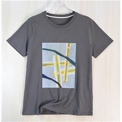 Хлопковая футболка (2 цвета) АЙСИК*Л