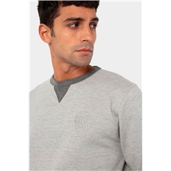 Sudadera Gris claro jaspeado