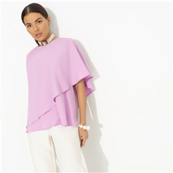 Блуза с эффектом многослойности, Лёгкая драма (розовая)