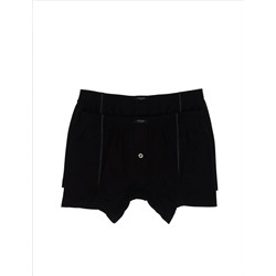 Siyah Pamuklu 2'li Boxer