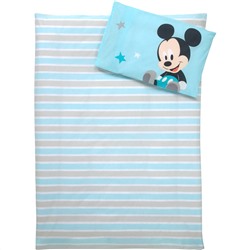 Micky Maus Bettwäsche zum Knöpfen