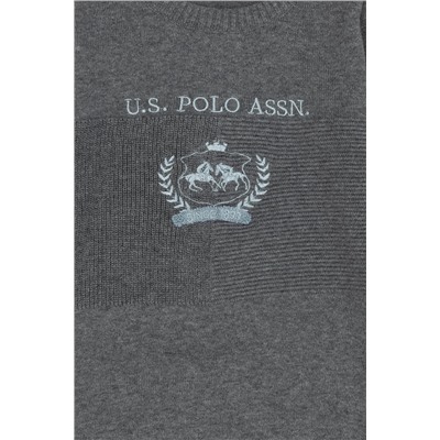 Erkek Çocuk Gri Melanj Kazak