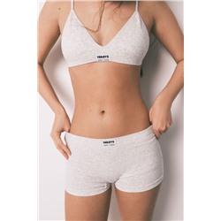 Braga bóxer Seamless gris
