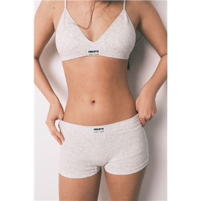 Braga bóxer Seamless gris