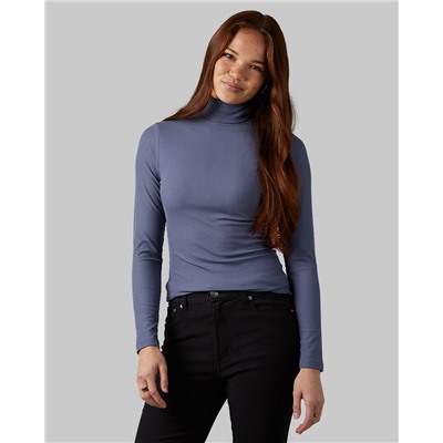 WOMEN'S SOFT RIB TURTLENECK