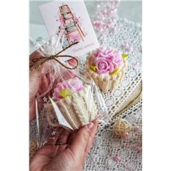 89607 мыло "Чашечка с цветами"