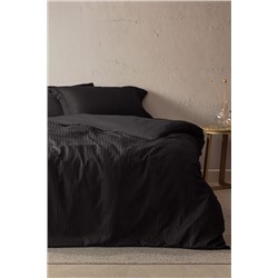 Elicia King Size Çizgili Saten Nevresim Takımı
