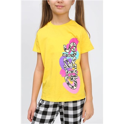 Пижама с брюками 91240 для девочки (футболка, брюки) НАТАЛИ #885620