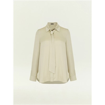 Рубашка с воротником-галстуком из смесовой вискозы, B3241/silk