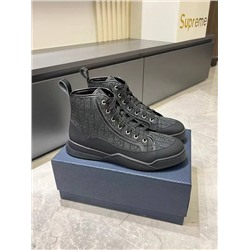 Мужские высокие кроссовки Dio*r 🖤  Реплика 1:1