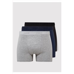 Mavi 3lü Basic Boxer 0911411-900